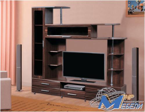 Стойка-15. Габаритные размеры 2.1х1.93х0.44м. Размер под TV 1.15х0.9