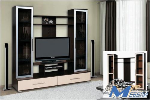 Стойка-20. Габаритные размеры 2.0х2.1х0.5м. Размер под TV 1.16х1.032