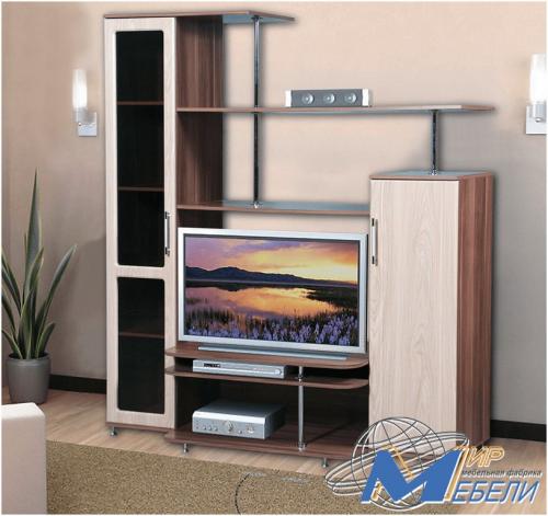 Стойка-7. Габаритные размеры 1.81х2.0х0.56м. Размер под TV 1000х650